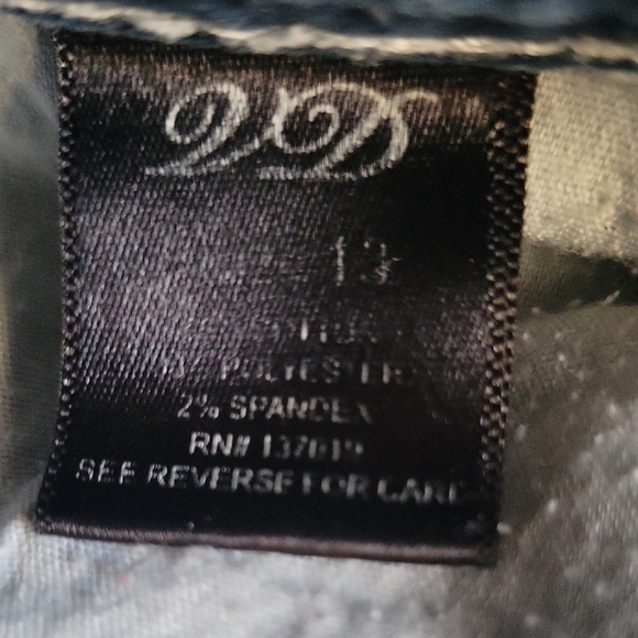 Vivi Diva Blue Distressed Women's Jeans Size 13 - Picture 9 of 9